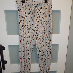 Spooky Night Fall Gnome Print Pajama Bottoms Size M Women's NWOT